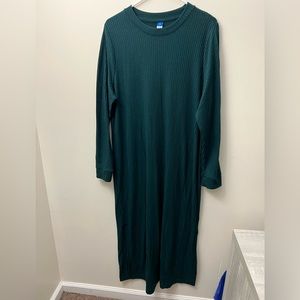 Blue-Green midi Dress